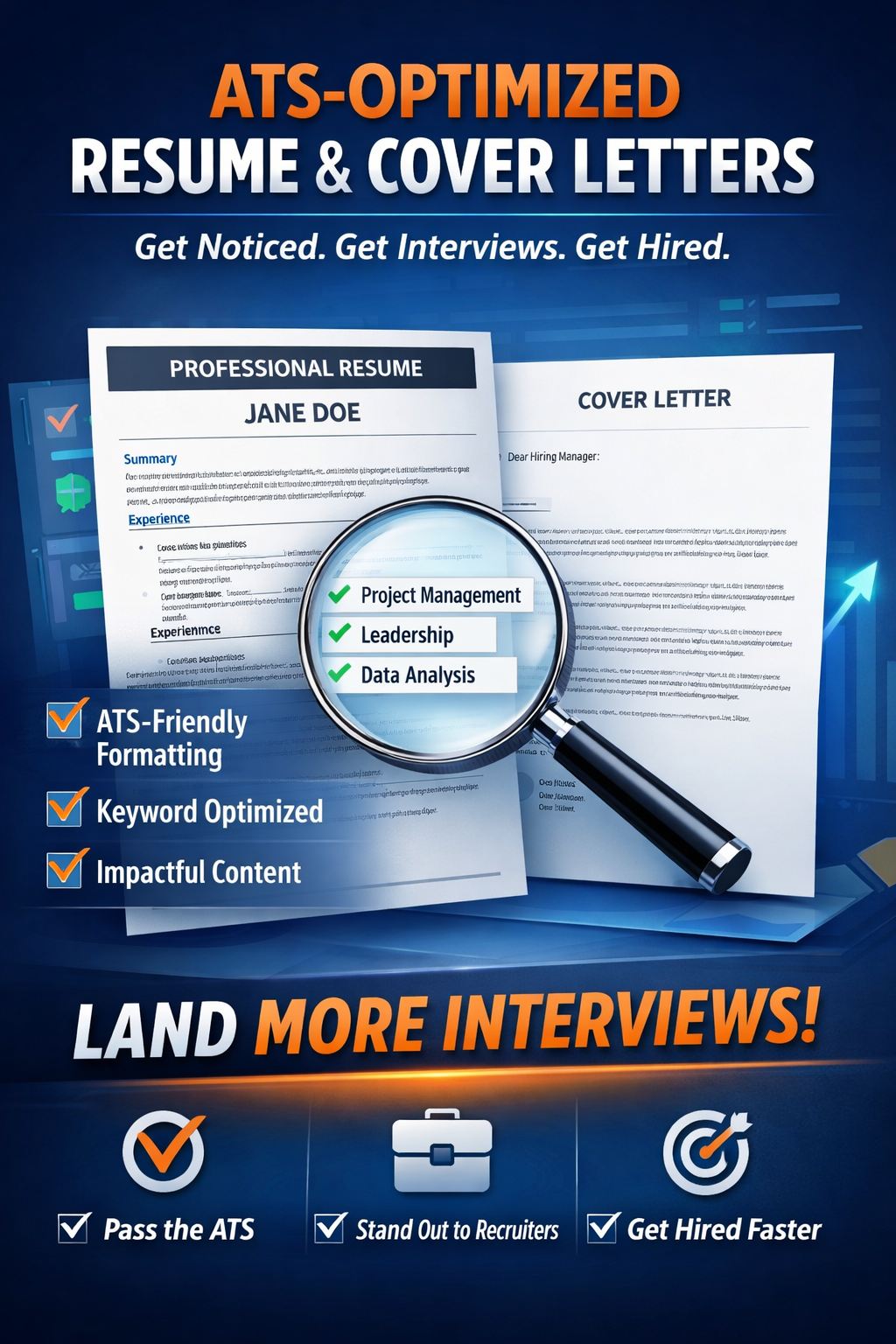ATS-friendly resume and cover letter optimization